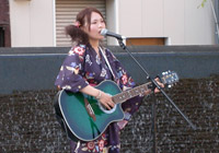 人生初ライブ!のおがた須崎町公園ステージに出演!